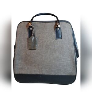 Vintage 60s 70s Luggage Weekender Bag